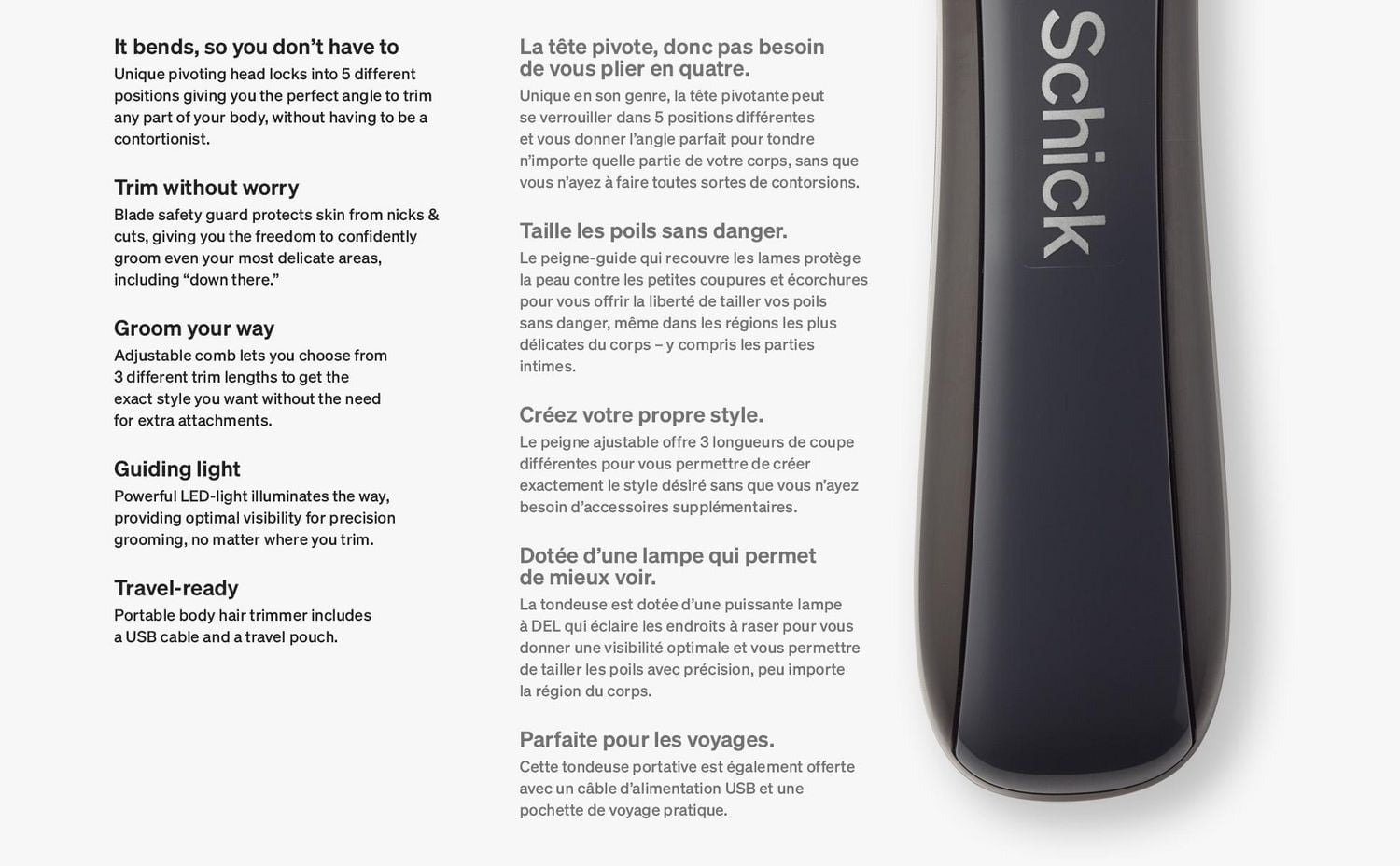 Schick Ultra Pivot Electric Trimmer