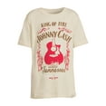 thumbnail image 4 of Johnny Cash Boys Short Sleeve Ring of Fire Graphic T-Shirt, Sizes 4-18, 4 of 5