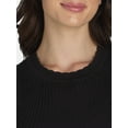 thumbnail image 4 of Free Assembly Women’s Scallop Trim Sleeveless Sweater, Lightweight, Sizes XS-XXL, 4 of 5