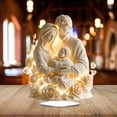 thumbnail image 7 of Elegant Boho Religious Decor - Light Up Your Home with Handcrafted St. Benedict Wrap Around Protection Symbol, Acrylic Material, Perfect for Spiritual Gifts, Housewarming, Christmas C, 7 of 7