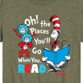thumbnail image 3 of Dr. Seuss - Oh! Places You'll Go When You Read - Youth Short Sleeve Graphic T-Shirt, 3 of 6