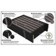 thumbnail image 4 of Legacy Decor Room Divider Bamboo Black 6 Panels 6ft Tall 104" Wide, 4 of 7