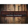 thumbnail image 1 of Good Times, Good Friends Novelty Decor, Metal Wall Sign - 4x18 Inches, 1 of 4