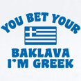 thumbnail image 2 of CafePress - Funny Greek Baklava Infant Bodysuit - Baby Light Bodysuit, Size Newborn - 24 Months, 2 of 4