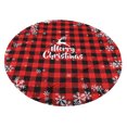 thumbnail image 2 of Christmas Tablecloth Round,Christmas Decorations Round Christmas Tablecloth Round Outdoor Christmas Table Cloth Table Cloth Holiday Decorative Table Cover for Outdoor Indoor Party, 2 of 7