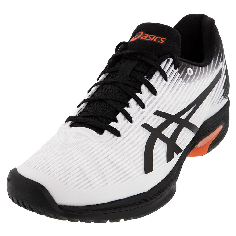 Men`s Solution Speed FF Tennis Shoes White and Black