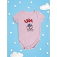 thumbnail image 3 of Usa Gnome W Balloons Bodysuit Infant -Image by Shutterstock,  24 Months, 3 of 4