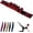 Red, variant on Fitness Resistance Band for Stretching and Yoga, 35.4in Adjustable Bands 8-Section Elastic Training Bands for Yoga, Pilates, Fitness