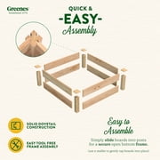 Greenes Fence 3' x 3' x 11 (3/4 Thick) Premium Cedar Raised Garden Bed
