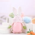 thumbnail image 5 of Spring Easter Faceless Gnome Plush Ornament, Bunny Dwarf Doll Decoration for Table, Shelf, and Room Display, Handmade Nordic Style Home Easter Festival Accent, HAODEJW, 5 of 8