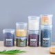 thumbnail image 4 of Stackable Transparent Food Containers Leakproof Plastic Canisters for Rice Beans Storage Kitchen Gadget Multicolor, 4 of 4