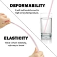 thumbnail image 5 of Bybiment 12Pcs Plastic Straws, 11 Inch Long Hard Cup Drinking Straw with Cleaning - Blue, 5 of 7