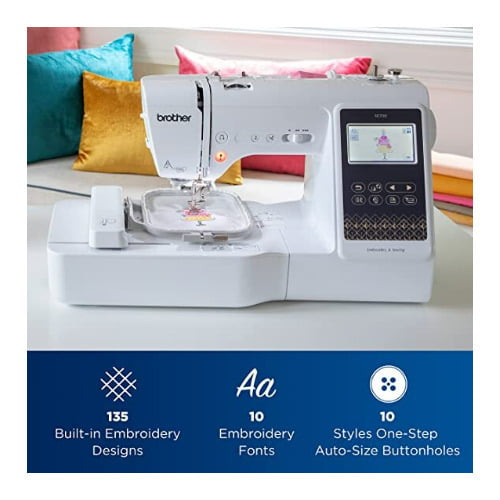 Brother SE700 Elite Sewing and Embroidery Machine with Sewing Bundle 