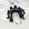 thumbnail image 3 of Aro de pelo Tocado de orejas de gato esponjoso, diadema de cinta de Lolita, adorno para el cabello, accesorio para el cabello, diadema de encaje con orejas de gato para niñas y mujeres, 3 of 8