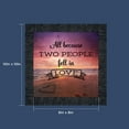 thumbnail image 2 of All Because Two People Fell in Love, Picture Frame for Couples and their Family, 8692CH, 2 of 8