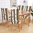 thumbnail image 2 of Yayeee 2 Pack Dining Chair Covers Stretch Parson Chairs Slipcovers Seat Protector, Beige Abstract Dots, 2 of 6