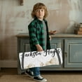 thumbnail image 4 of KAINSY Personalized Toddler Nap Mat for Boys Girls–Custom Name Sleeping Mat with Bear Shark Pattern, Tot Cot Kids Nap Mat with Pillow and Blanket, Roll-Up Preschool Daycare Slumber Bag, 4 of 4