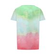 thumbnail image 5 of Enjoytime Tshirts For Women Color Block Short Sleeved Round Neck Tee Top Loose Comfy Women's Fashion Tops, 5 of 7