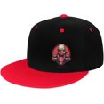 thumbnail image 1 of We Ride at Dawn Flat Bill Hats Contrast Hip Hop Baseball Cap Unisex Snapback Rock Caps, 1 of 8