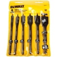 thumbnail image 2 of Juego de brocas tipo pala DEWALT DW1587, 6 brocas, de 9,5 mm a 25,4 mm, 2 of 2