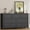 Black 7 Drawer, variant on 29-Inch Tall 3-Drawer Wooden Dresser, White, Freestanding Storage Chest for Bedroom & Nursery