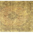 thumbnail image 1 of Ahgly Company Indoor Rectangle Traditional Saffron Yellow Persian Area Rugs, Swatch Sample, 1 of 6