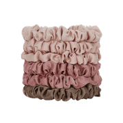 Kitsch Ultra Petite Satin Scrunchies Terracotta 6pc