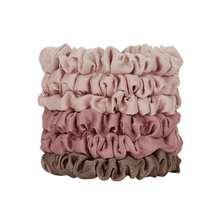 Kitsch Ultra Petite Satin Scrunchies Terracotta 6pc