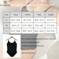 thumbnail image 6 of YUSHOW Women Sexy Scoop Neck Strap Bodysuit Backless Bodysuit Top Black,L, 6 of 7