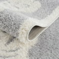 thumbnail image 5 of Hauteloom Zane Living Room, Bedroom Area Rug - Farmhouse - Plush Pile - Light Gray, Cream - 6'7" x 9', 5 of 15