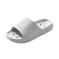 thumbnail image 3 of Mfakffe Shower Shoes Open Toe Non Slip Slides Soft Hollow Drain Slip on Sandals Lightweight House Slippers, 3 of 4