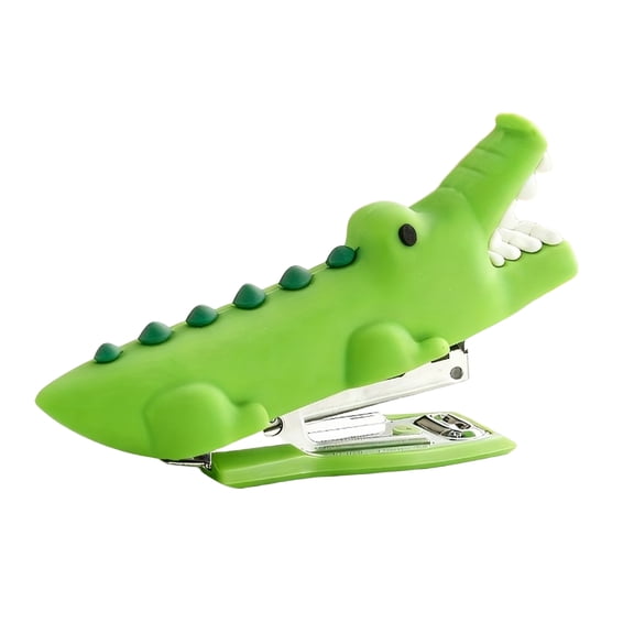 Mini Animal Stapler with Staple Remover, Cartoon Dinosaur-Style Desktop Stapler for Kids Students, Compact Manual Fastener for Notes & Papers, Novelty Office Supply for Home School Classroom