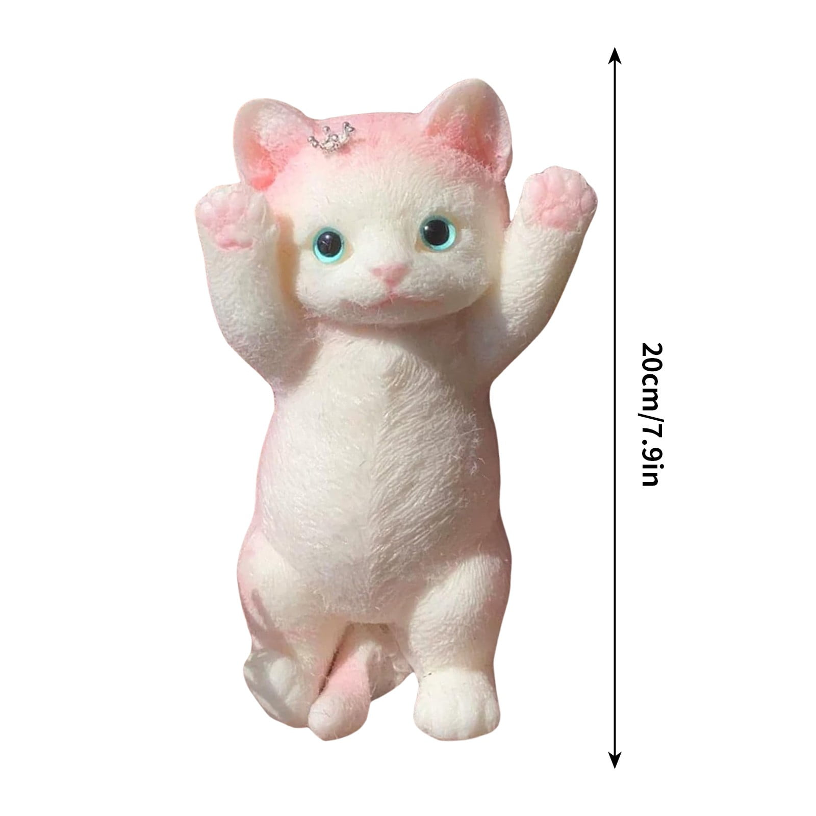 Jouet Anti-stress Patte De Chat Squishy - Lot De 3, 6.5x7 Cm, Paillettes, En PVC Souple - Pour Adultes Et Enfants (dès 6 Ans)