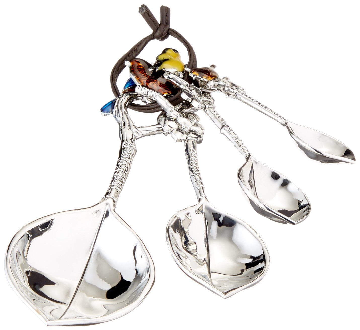 Ganz Dishwasher Safe 4-Piece Grape Measuring Spoon Set - Includes