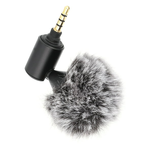 Cardioid Microphone 3.5mm, Mobile Phone DSLR Camera Camcorders Microphone 3.5mm Plug and Play with 1 X Microphone for Cameras