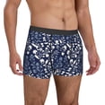 thumbnail image 5 of Men's Boxer Briefs, Plant print Soft Comfy Mens Underwear Boxer Briefs Breathable With Widen Waist, 5 of 7