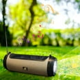 Mrmaere Solar-Powered Bluetooth Speaker with High-Quality Sound and