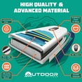 thumbnail image 2 of Outdoor Crusier Inflatable Stand Up Paddle Board, Ultra Portable & Lightweight, Wide Stable Non-Slip Design, Complete SUP Accessories, High-Quality Drop-Stitch Material, 2 of 7