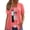 Pink, variant on CHUMUD Womens Plus Size Tops Short Sleeve Crew Neck Top Casual Color Block Blouse Loose Fit Spring Summer Fashion