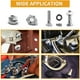 thumbnail image 4 of WZYTEU 400 piezas de tuercas hexagonales, M2 M2.5 M3 M4 M5 M6 M8 Kit surtido de tuercas de acero inoxidable para sujetadores Industrias domésticas y construcción Vhermosa XDWJ-75, 4 of 5