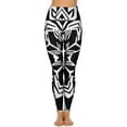 thumbnail image 2 of Women's High Waisted Yoga Leggings with Pockets，Bohemian Pattern，Tummy Control Non See Through Workout Athletic Running Yoga Pants, 2 of 6