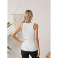 thumbnail image 5 of Womens Summer Tank Tops Crewneck Sleeveless Shirts Tanks Slim Fitted Casual Basic Tee Shirt, 5 of 6