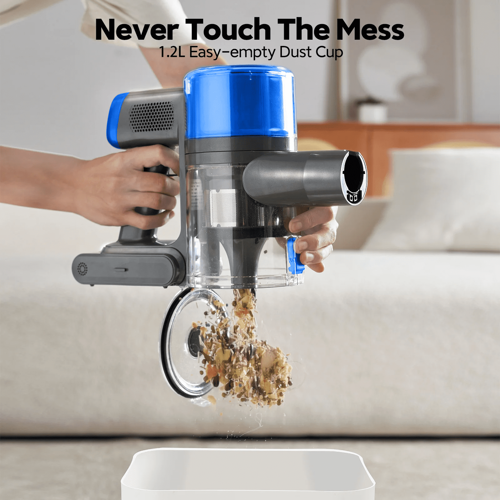 MixFun Cordless Stick Vacuum Cleaner, Lightweight, LED Display, 2