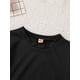 thumbnail image 3 of My Nana And Me To The Moon And Back Creative Fashion Letter & Pattern Print Girls Casual Comfortable Crew Neck Short-sleeved T-shirt For Summer, 3 of 8