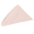 thumbnail image 2 of Ultimate Textile (5 Dozen) 17 x 17-Inch Polyester Cloth Napkins - for Wedding, Restaurant or Banquet use, Ice Peach, 2 of 5