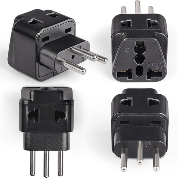 OREI US to Switzerland, Rwanda (Type J) Travel Adapter Plug 2 in 1 CE Certified RoHS Compliant