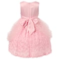 thumbnail image 2 of Richie House Girls' Rose Gown with Spangled Tulle and Pearl Accents RH0943, 2 of 2