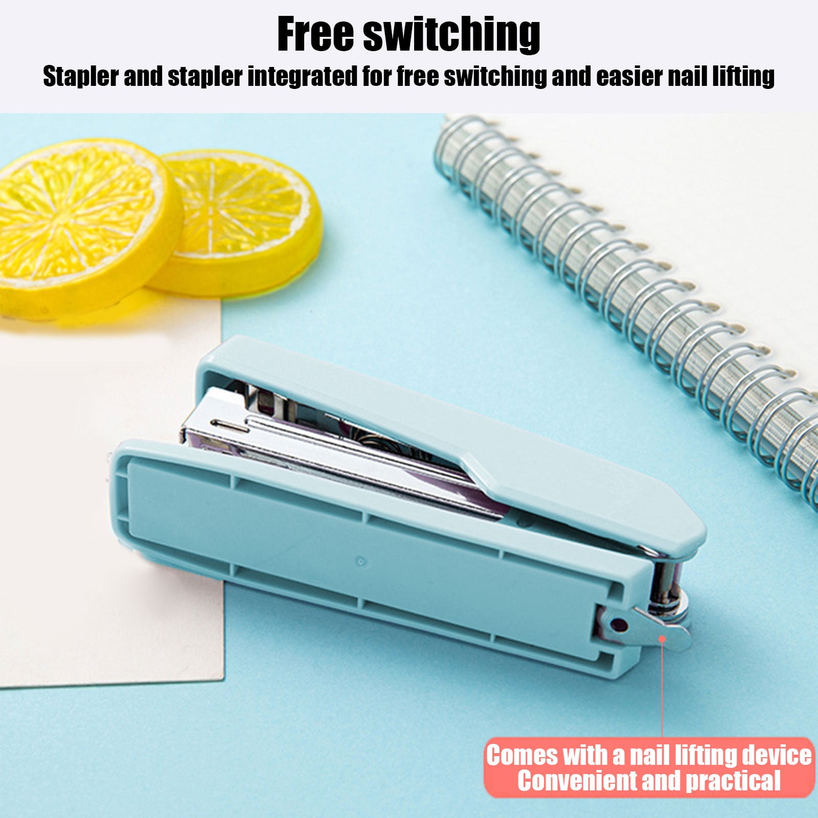 macaron⭐︎ JOGZMZ Macaron Colored Stapler for Size 10 Nails, Compact