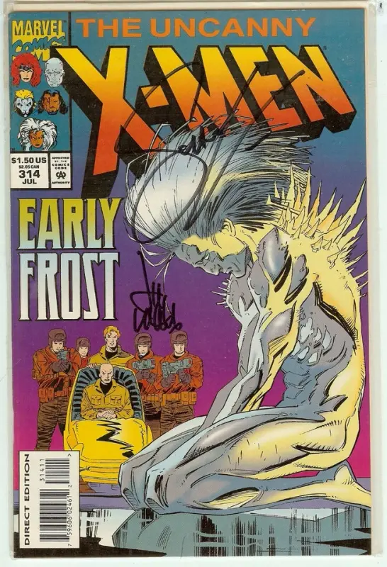 Uncanny X-Men #314 Signed by Scott Lobdell and Lee Weeks