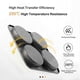 thumbnail image 3 of Hamburger Bun Pan, 5 Inch Non-Stick Carbon Steel Hamburger Mold, 4 Cup Big Baking Pan suitable for Homemade Hamburger Buns, 3 of 5